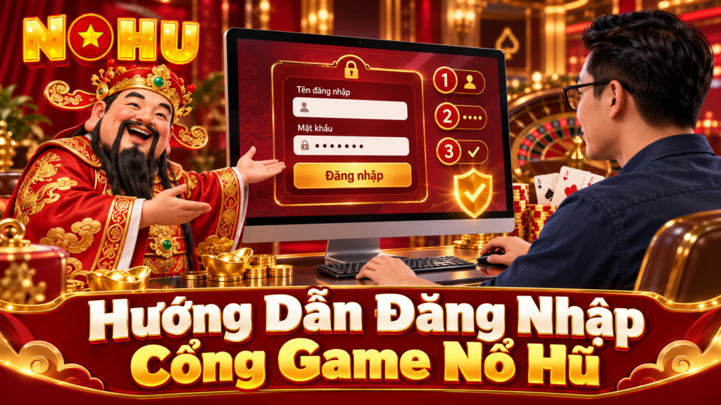 Hướng dẫn đăng nhập cổng game Nổ Hũ