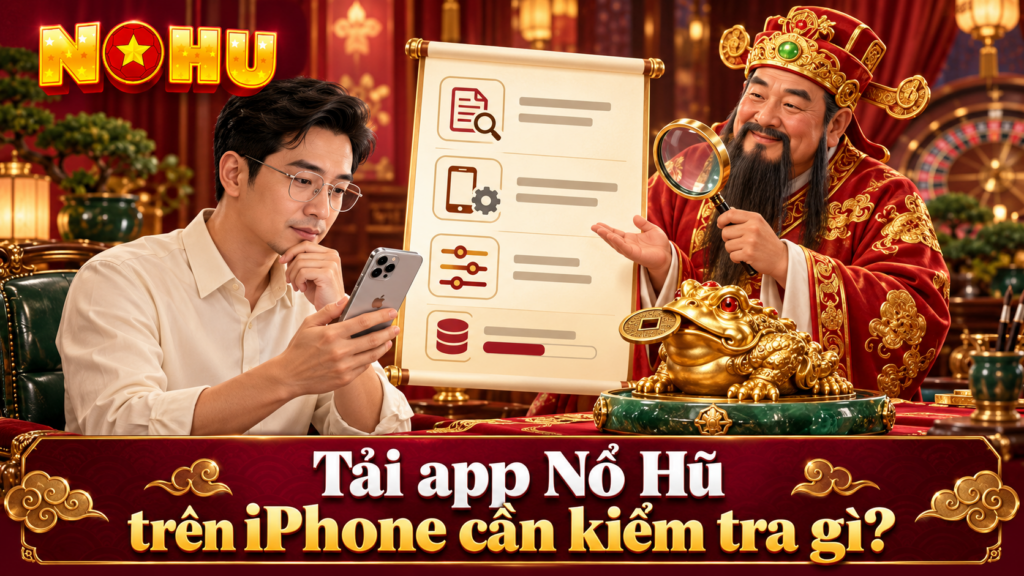 Tải app Nổ Hũ trên iPhone cần kiểm tra gì?